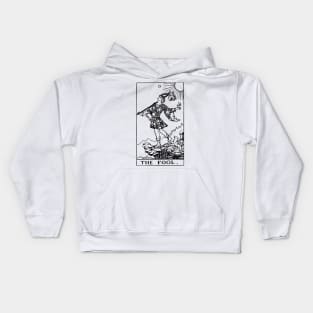 Tarot Card - 0 The Fool Kids Hoodie